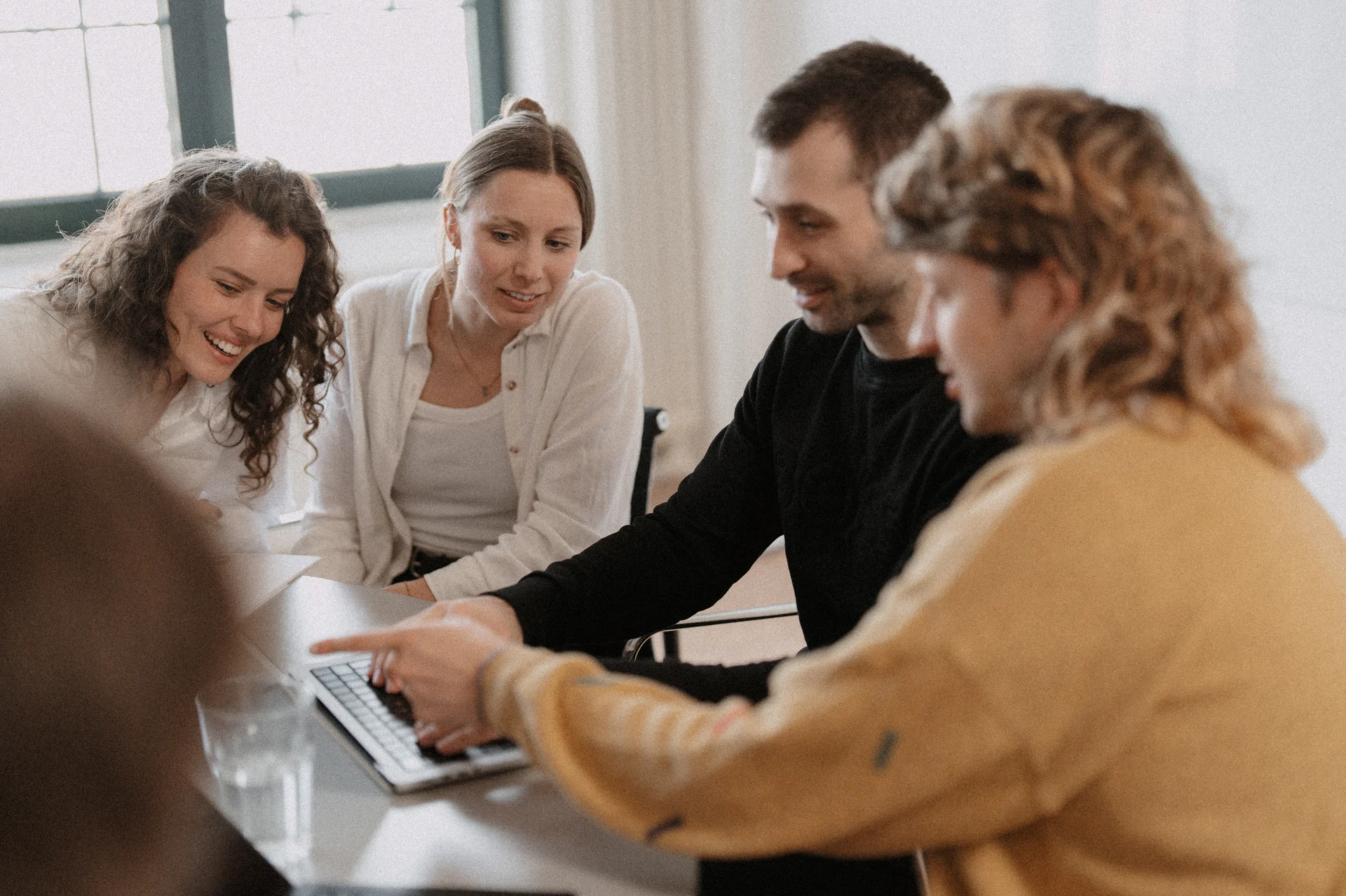 Medical writers and Pharos Labs engineers reviewing a clinical dossier together
